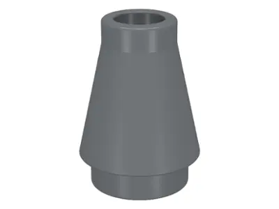 Dark Bluish Gray Cone 1 x 1