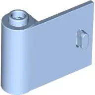 Light Blue Door 1 x 3 x 2 Left - Open Between Top and Bottom Hinge