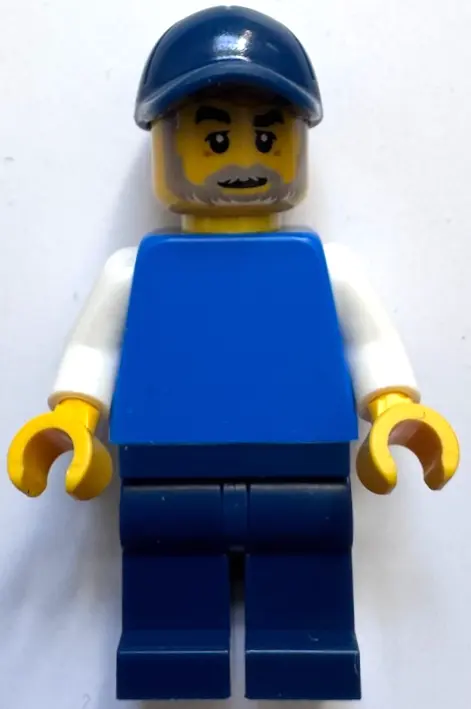 Market Van Driver - Male, Blue Torso, Dark Blue Legs and Cap