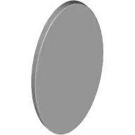 Bluish Gray Minifigure, Shield Elliptical