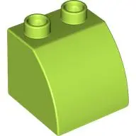 Duplo, Brick 2 x 2 x 1 1/2 Slope Curved