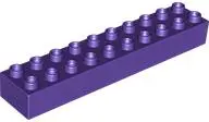 Purple Duplo, Brick 2 x 10