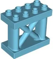 Azure Duplo Support 2 x 4 x 3 X-Frame Girder