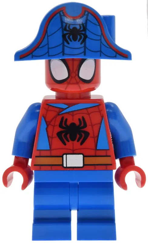 (Peter 'Spidey' Parker) - Medium Legs, Black Spider Logo, Dark Orange Belt, Pirate Hat