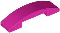 Magenta Slope, Curved 4 x 1 x 2/3 Double