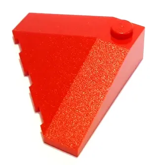 Red Wedge 4 x 4 (Slope 18 Corner)