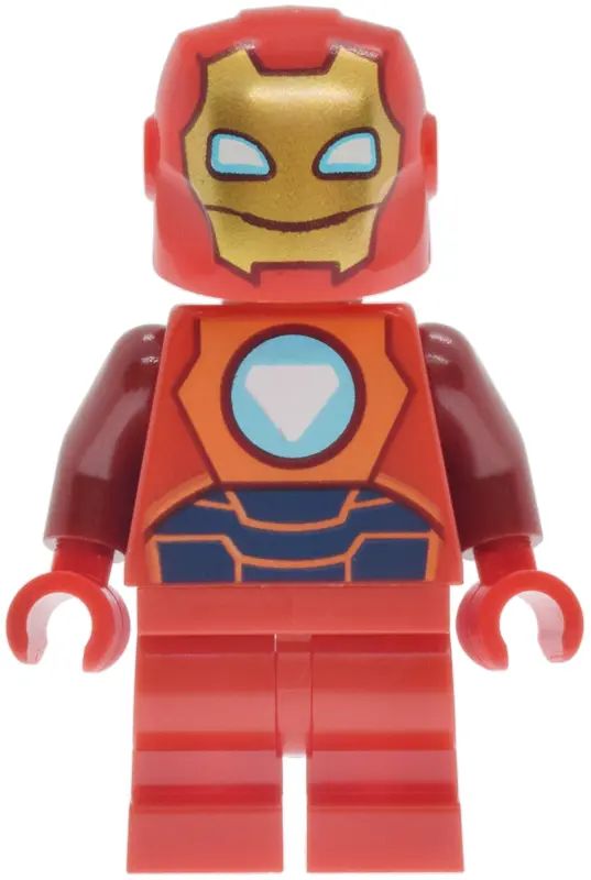 Iron Man - Reddish Orange and Dark Blue Armor