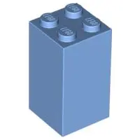 Medium Blue Brick 2 x 2 x 3