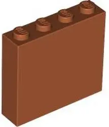 Orange Brick 1 x 4 x 3