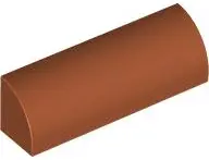 Orange Slope, Curved 1 x 4