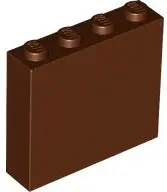 Brown Brick 1 x 4 x 3