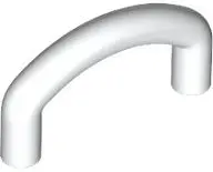 White Bar Curved with Angled Ends 1L
