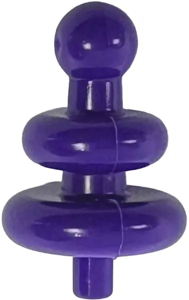 Purple Minifigure, Antenna with 2 Diffusers and Small Pin