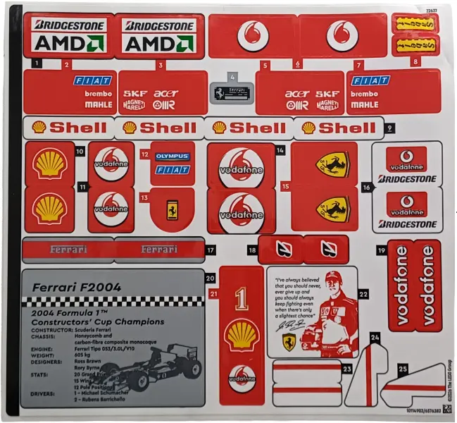 Sticker Sheet for Set 11375 - (10114902/6576382)