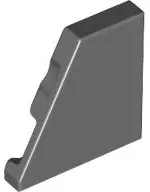 Bluish Gray Tile, Modified 2 x 2 Wedge Left