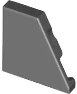 Bluish Gray Tile, Modified 2 x 2 Wedge Right