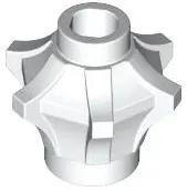 Rock 1 x 1 Crystal 6 Point (Mace Head / Brick, Round 1 x 1 with 6 Barbs / Points)