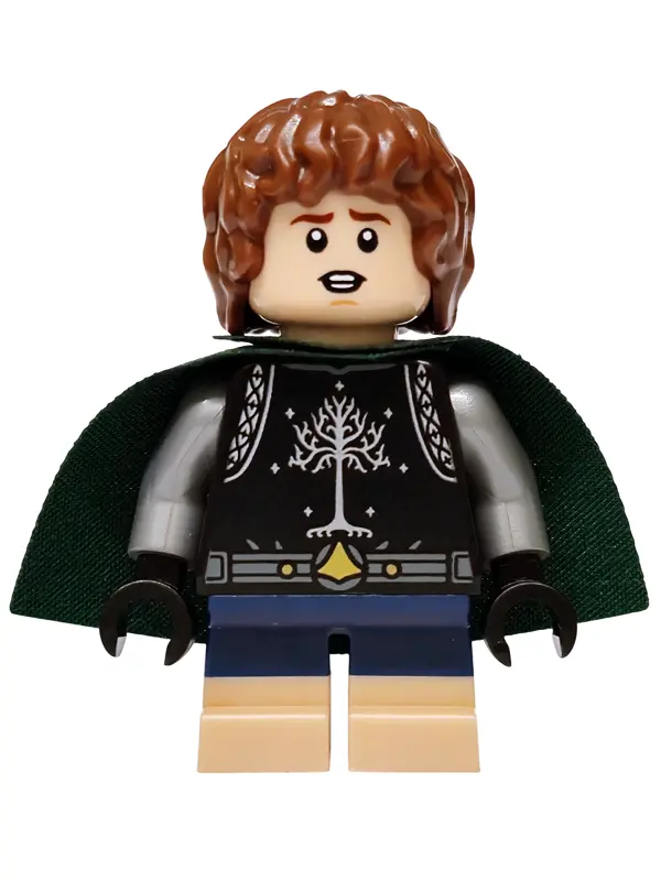 Took (Pippin) - Black Surcoat, Dark Green Cape