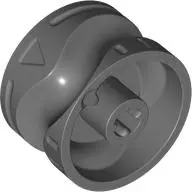 Bluish Gray Technic Gear Shifter with Axle Hole