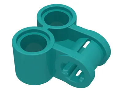 Dark Turquoise Technic, Axle and Pin Connector Perpendicular Double