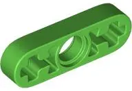 Green Technic, Liftarm Thin 1 x 3 - Axle Holes