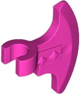 Pink Minifigure, Weapon Axe Head with Clip