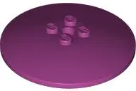 Dish 6 x 6 Inverted (Radar) - Solid Studs