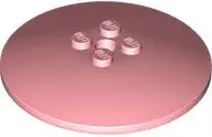 Pink Dish 6 x 6 Inverted (Radar) - Solid Studs