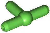 Green Pneumatic T Piece Second Version (T Bar with Ball in Center)
