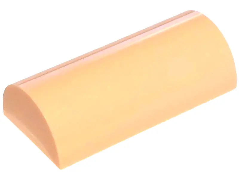 Nougat Slope, Curved 2 x 4 Double with Groove
