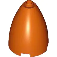 Orange Cone 3 x 3 x 3 (Elliptic Paraboloid)