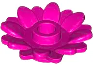 Plant Flower 2 x 2 Round with 16 Petals (Sunflower) with Open Stud