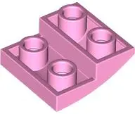 Pink Slope, Curved 2 x 2 x 2/3 Inverted