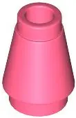 Cone 1 x 1 with Top Groove