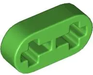Green Technic, Liftarm Thin 1 x 2 - Axle Holes