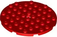 Plate, Round 8 x 8 with Hole