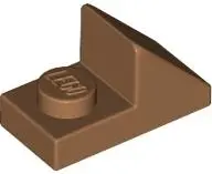 Nougat Slope 45 2 x 1 with 2/3 Cutout