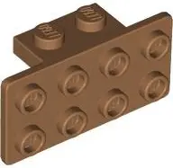 Nougat Bracket 1 x 2 - 2 x 4