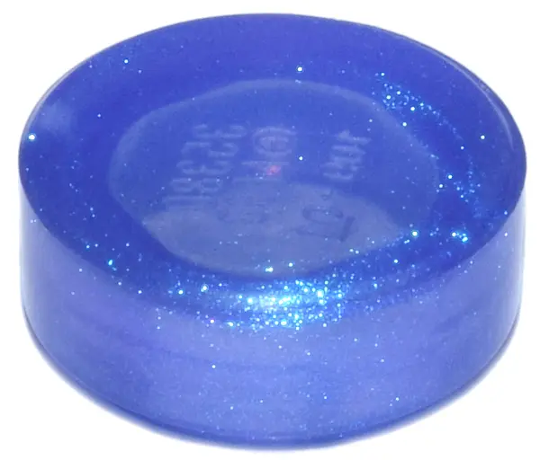 Trans-Purple Tile, Round 1 x 1