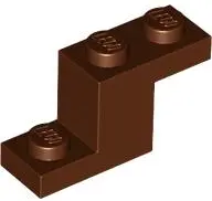 Brown Bracket 3 x 1 x 1 1/3