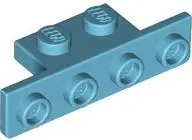 Azure Bracket 1 x 2 - 1 x 4 with Rounded Corners at the Bottom