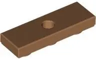 Nougat Tile, Modified 1 x 3 Inverted with Hole