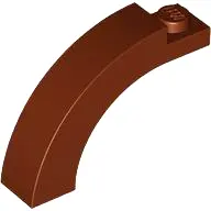 Brown Arch 1 x 4 x 2 1/3 Curved Top