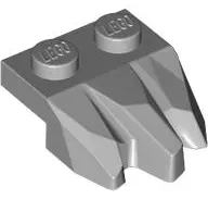 Bluish Gray Plate, Modified 1 x 2 with 3 Claws / Rock Fingers
