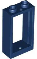 Blue Window 1 x 2 x 3 Flat Front