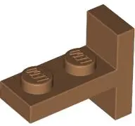 Nougat Bracket 1 x 2 - 2 x 1 Centered