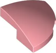 Pink Slope, Curved 2 x 2 x 2/3 Corner Round