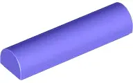 Violet Slope, Curved 1 x 4 x 2/3 Double