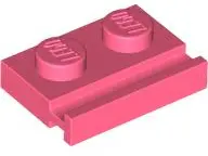 Plate, Modified 1 x 2 with Door Rail