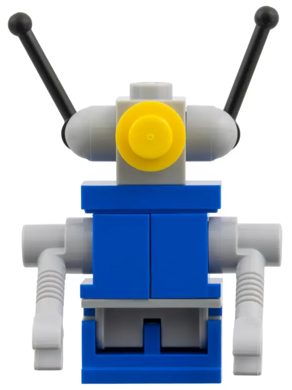 Space Droid - Light Bluish Gray and Blue with Yellow Eye and Light Bluish Gray Arms